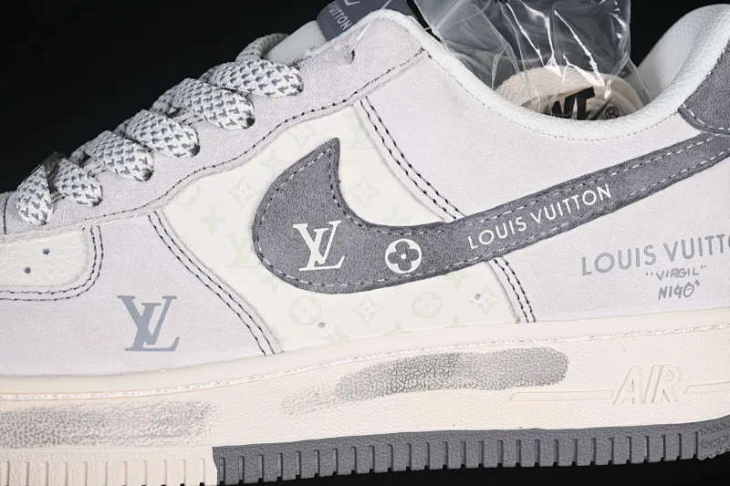 All categories Nk Air Force 1 Air Force series Nk Air Force 1 Low Air Force low-top Nike Air Force 1'07 Low LV co-branded double gray graffiti Air Force 1 low-top casual sneakers CX5050-Y07